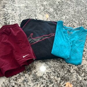 Nike Shorts Hoodie Women’s Girls Dri-fit Shirt Sweatshirt Boys Bundle Vintage